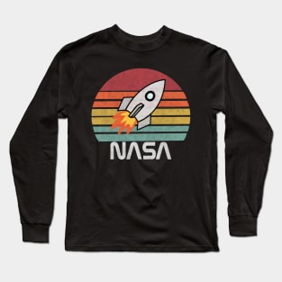 nasa vintage colors Long Sleeve T-Shirt